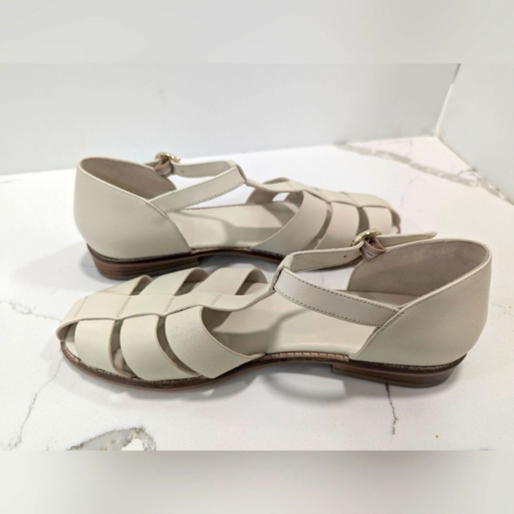 Pilcro Cream Strappy Sandals - Picture 7 of 10